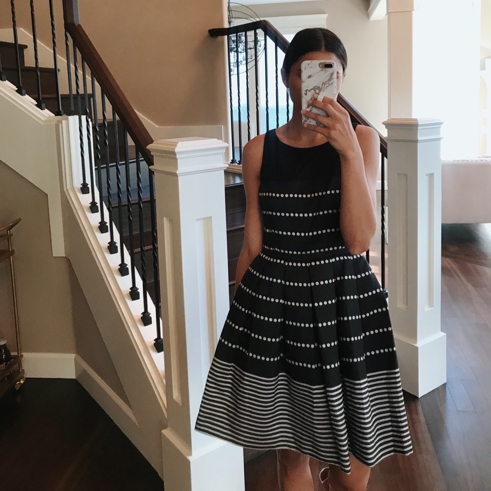 Black and white Nordstrom dress